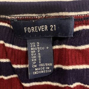 striped forever 21 shirt!